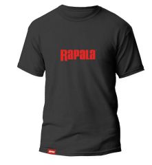 BLACK RED LOGO T-SHIRT
